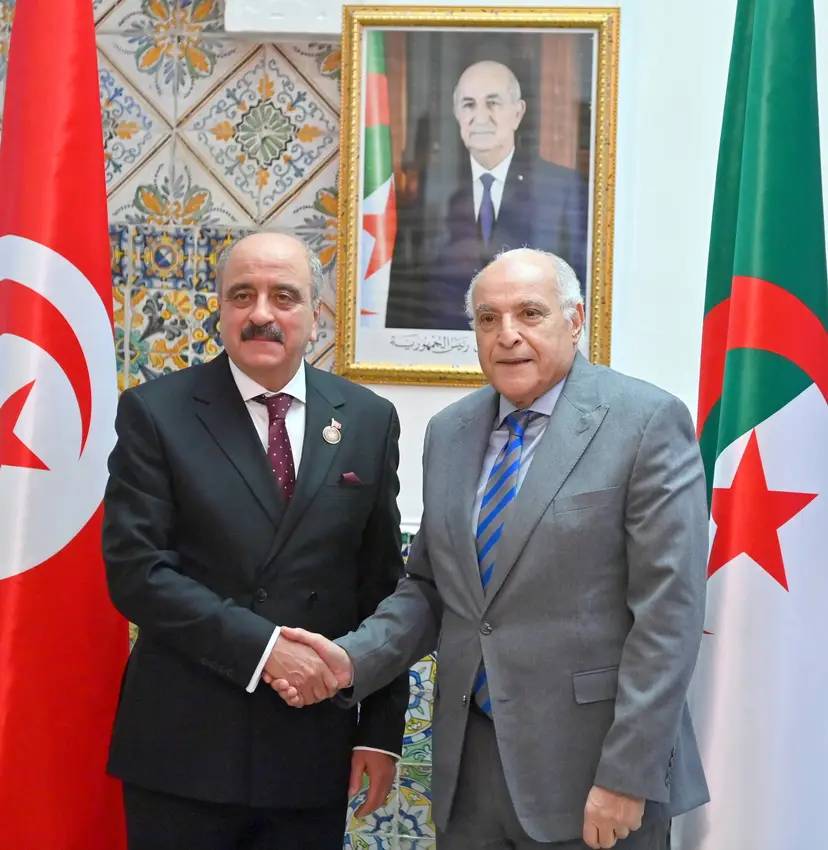 Minister of State, Minister of Foreign Affairs, National Community Abroad, Mr Ahmed Attaf holds talks with Tunisian counterpart