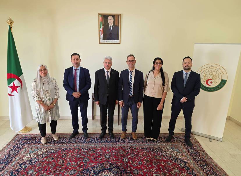 Ambassador Dr. Mohammed Ali BOUGHAZI Receives the Ministry of Hydrocarbons Delegation Participating in the Second Edition of Oman Climate Week