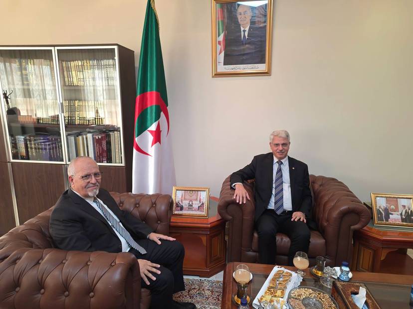 Ambassador Dr. Mohammed Ali BOUGHAZI Receives Professor Dr. Ahmed Youcef